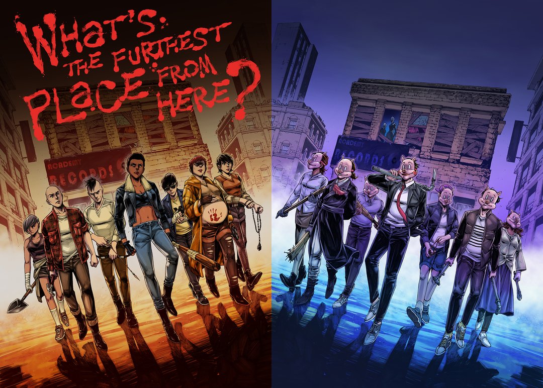 WHAT'S THE FURTHEST PLACE FROM HERE? #1 - LIPWEI VARIANTS - Slab City Comics 