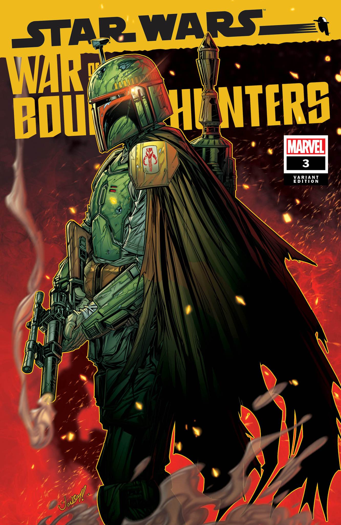 STAR WARS WAR OF THE BOUNTY HUNTERS #3 JONBOY MEYERS VARIANTS - Slab City Comics 