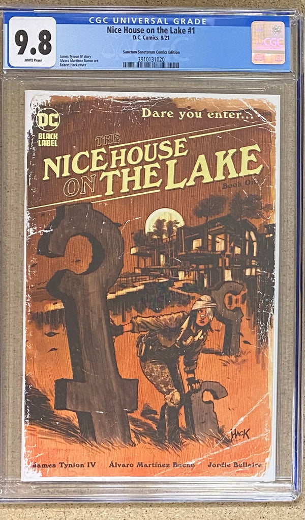 NICE HOUSE ON THE LAKE #1 HACK VARIANT TRADE CGC 9.8 - Slab City Comics 