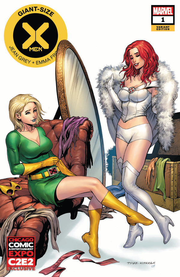 GIANT SIZE X-MEN: JEAN GREY AND EMMA FROST #1 Tyler Kirkham - C2E2 Variant Cover - Slab City Comics 