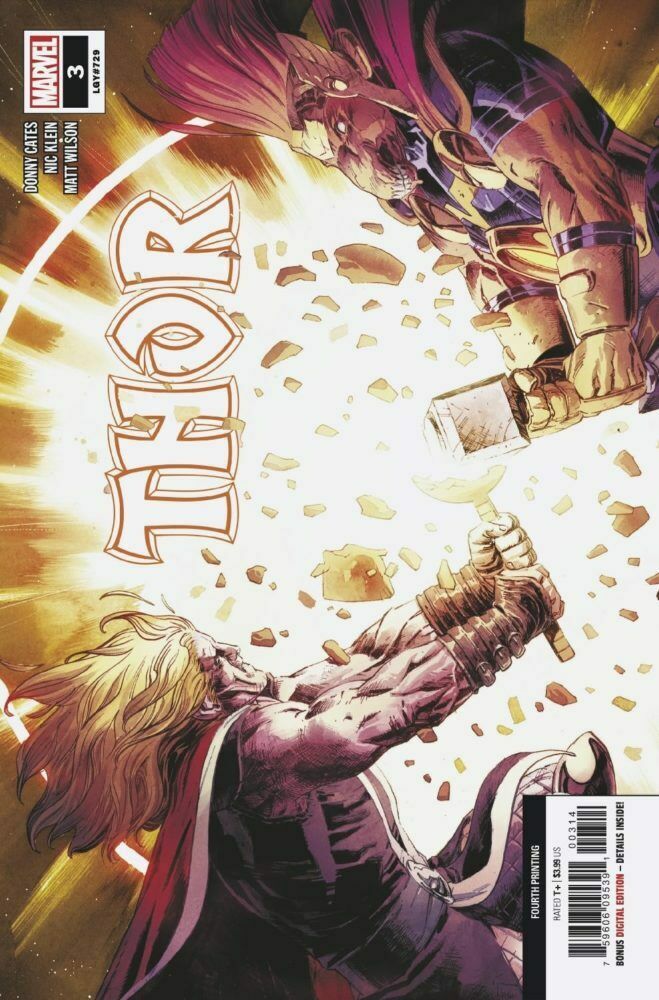 THOR #3 4TH PRINT - Slab City Comics 