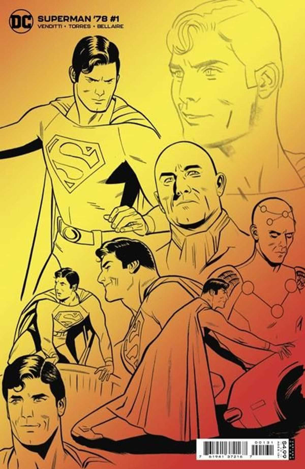 Superman '78 #1 1:25 Copy Cardstock Wilfredo Torres Design Variant - Slab City Comics 